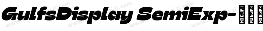 GulfsDisplay SemiExp字体转换